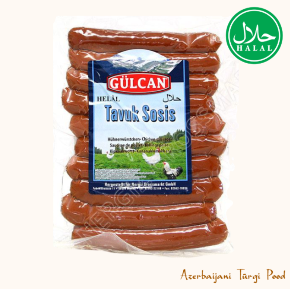 GÜLCAN SOSIS TAVUK Halal | Türgi Kanavorstid 400G
