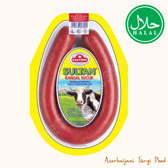 EGETÜRK SULTAN KANGAL SUCUK Halal | Türgi Sultan Kangal Sucuk 500G