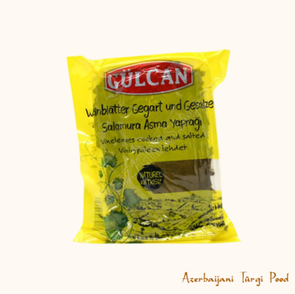 GÜLCAN SALAMURA ASMA YAPRAK | Türgi Keedetud and Soolatud Viinamarjalehed Vakuumis 700G
