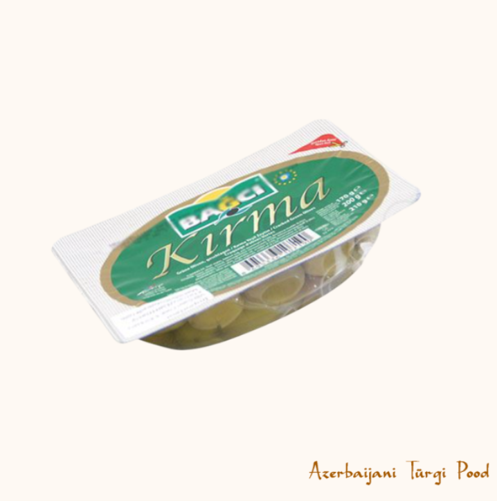 BAGCI YESIL ZEYTIN KIRMA | Türgi Rohelised Lõhutud Oliivid 200G