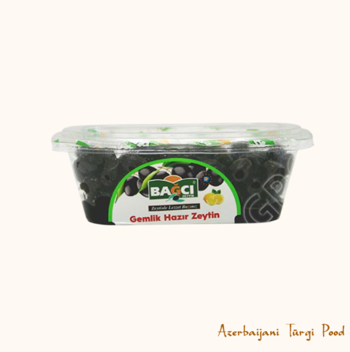 BAGCI SIYAH ZEYTIN GEMLIK HAZIR LIMONLU | Türgi Mustad Oliivid Sidruniga 400G
