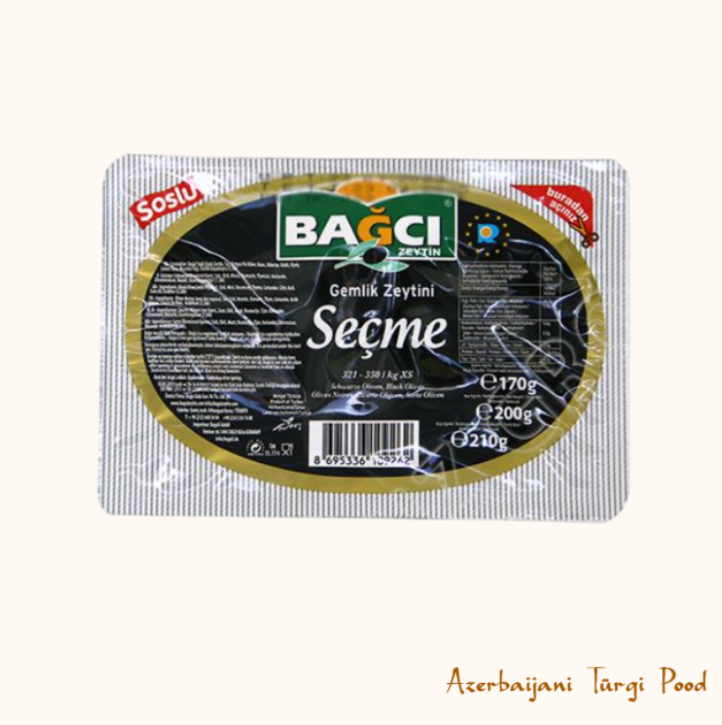 BAGCI SIYAH ZEYTIN ÖZEL SEÇME | Türgi Mustad Valitud Oliivid 200G