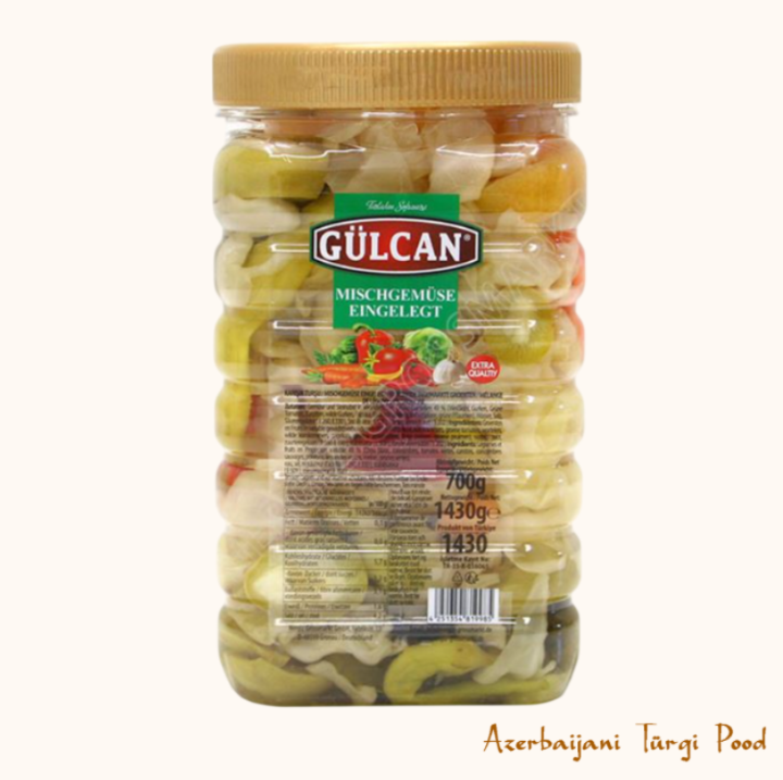 GÜLCAN TURSU KARISIK | Türgi Marineeritud Köögiviljade Assortii PET 1430G