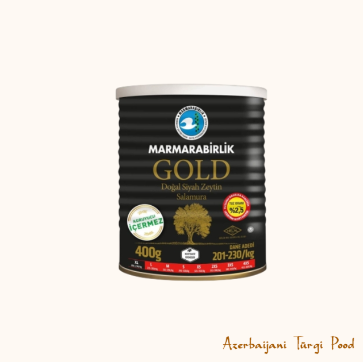 MB MEGA GOLD OLIVEN GEMLIK | Türgi Mustad Oliivid XL 400G