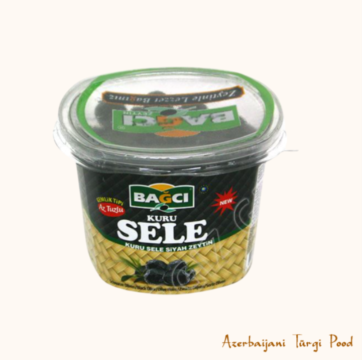 BAGCI SIYAH ZEYTIN KURU SELE | Türgi Mustad Kuivatatud Valitud Oliivid 400G