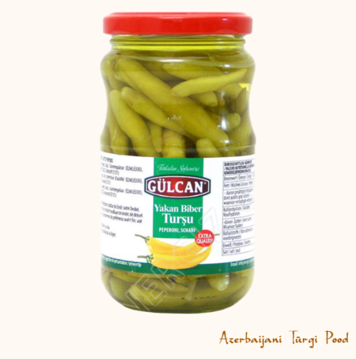 GÜLCAN TURSU YAKAN BIBER | Türgi Vürtsikad Peperoni Paprikad 320g