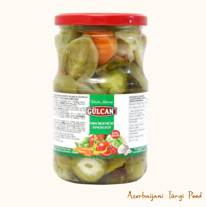 GÜLCAN TURSU KARISIK | Türgi Marineeritud Köögiviljade Assortii 720G