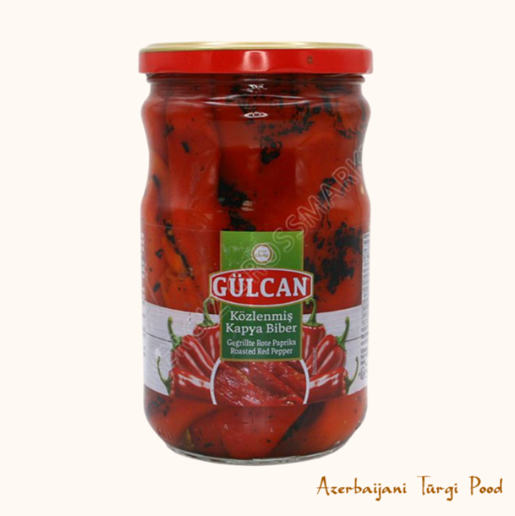 GÜLCAN KÖZLENMIŞ BIBER | Türgi Grillitud Punane Paprika 660G