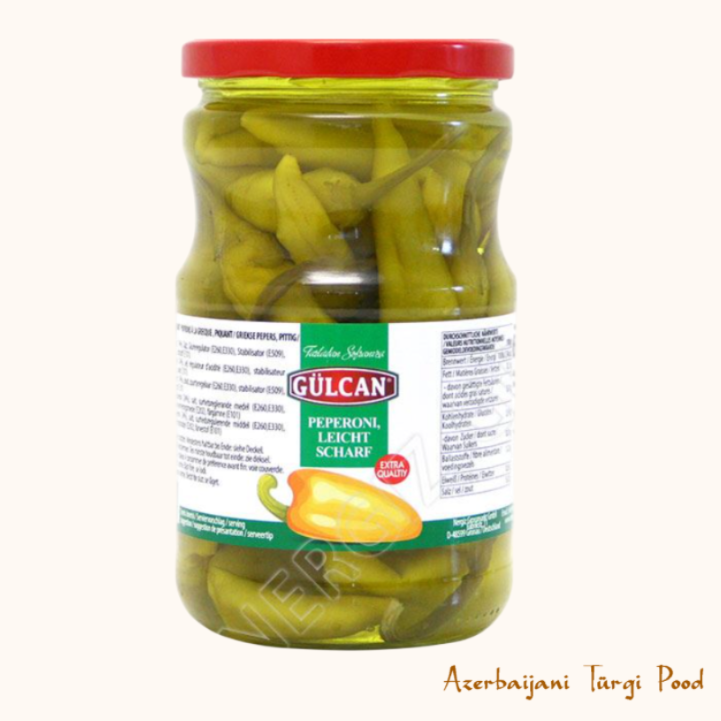 GÜLCAN TURSU YUNAN BIBER | Türgi Kerge Vürtsikad Peperoni Paprikad 320G