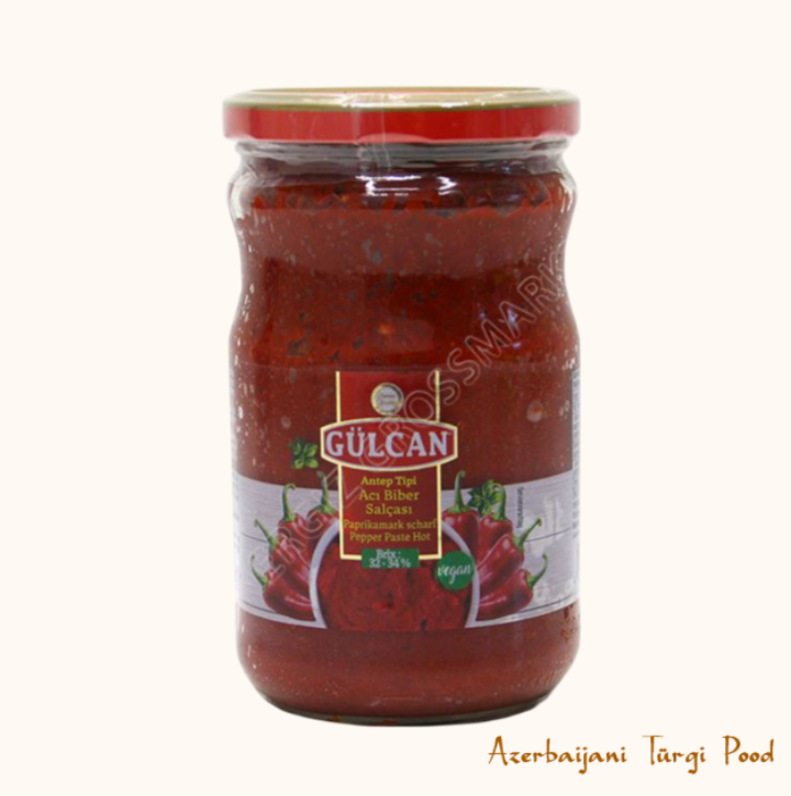 GÜLCAN BIBER SALCA ACI | Türgi Vürtsikas Paprikapasta 650G