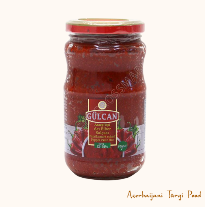 GÜLCAN BIBER SALCA ACI | Türgi Vürtsikas Paprikapasta 370G