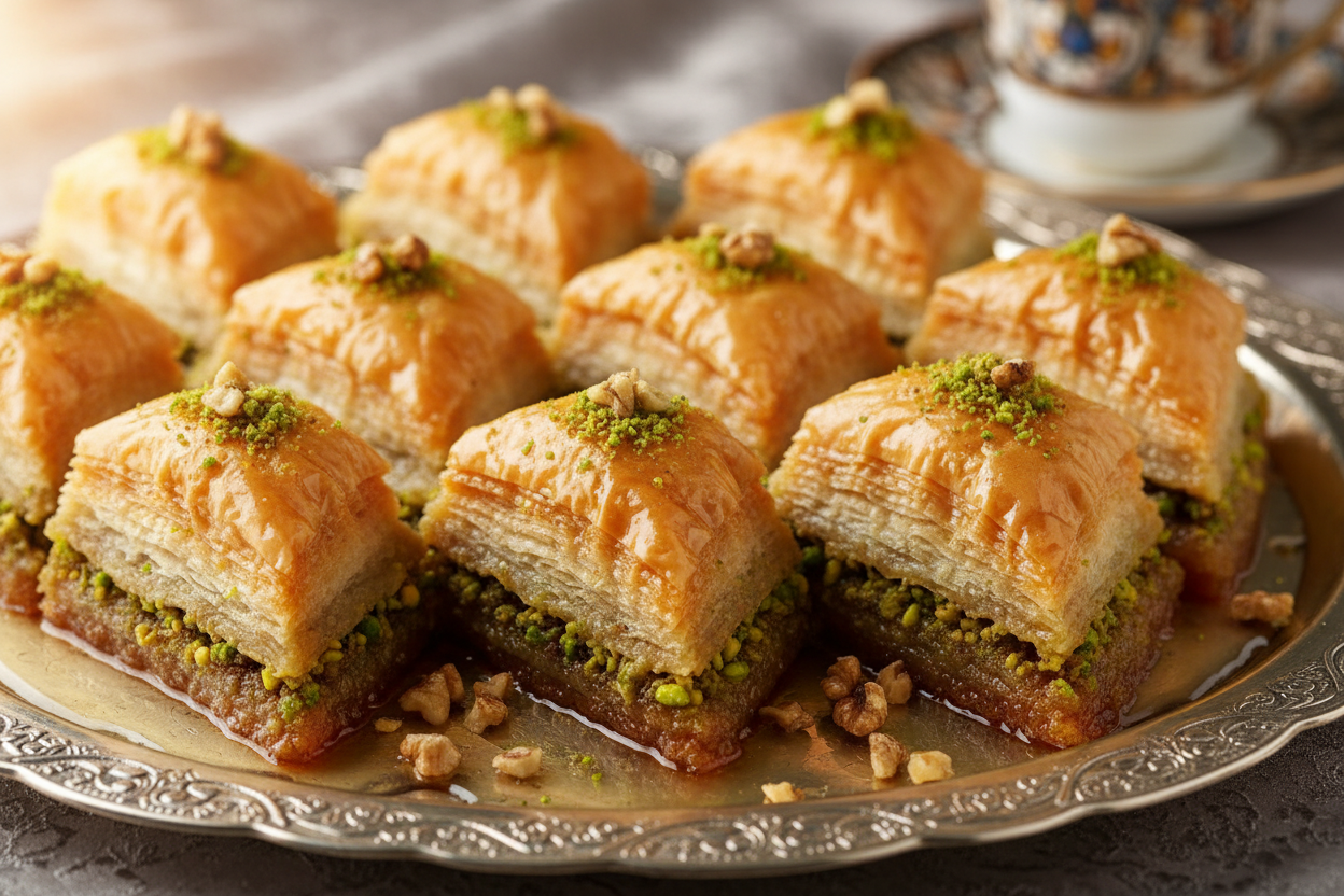 turkish pahlava high quality photo